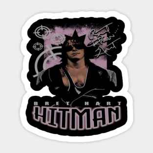 Bret Hart The Hitman Sticker